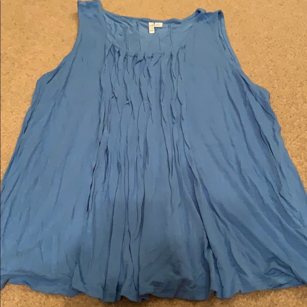 Elle Blue tank top